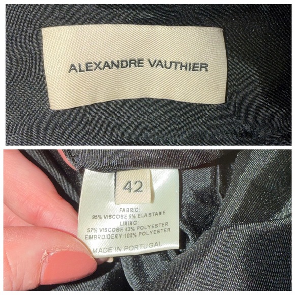 Alexandre Vauthier Gold Sequin One-Shoulder Mini Dress FR42 US10 Cocktail Party - Picture 14 of 14